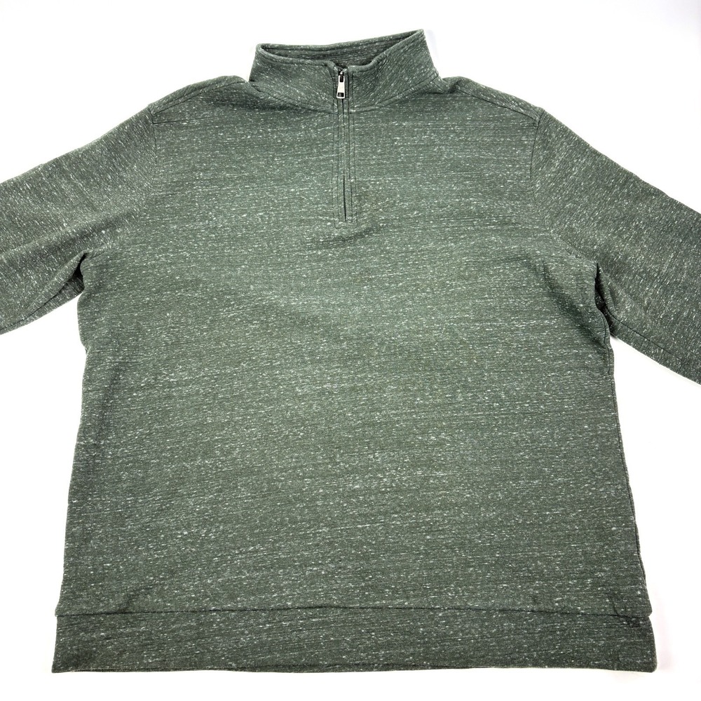 Fairlane‎ 1/4 Zip Golf Pullover Sweatshirt Mens Sz XXL Heathered Green